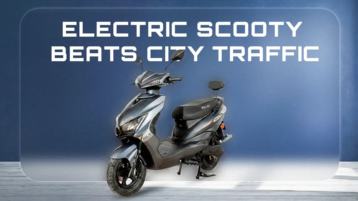 ELECTRIC SCOOTY _BEATS CITY TRAFFIC