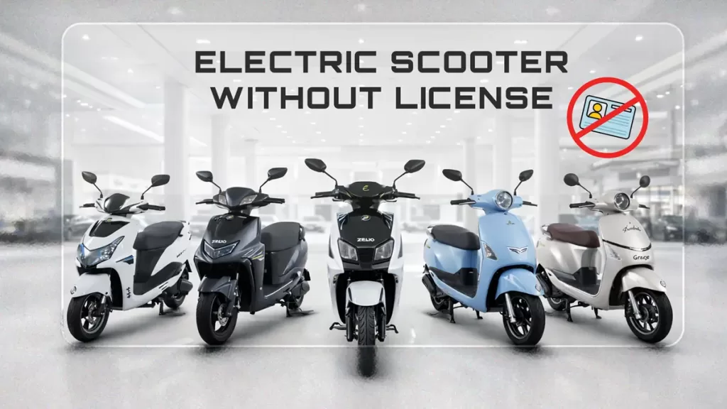 ELECTRIC SCOOTER WITHOUT LICENSE