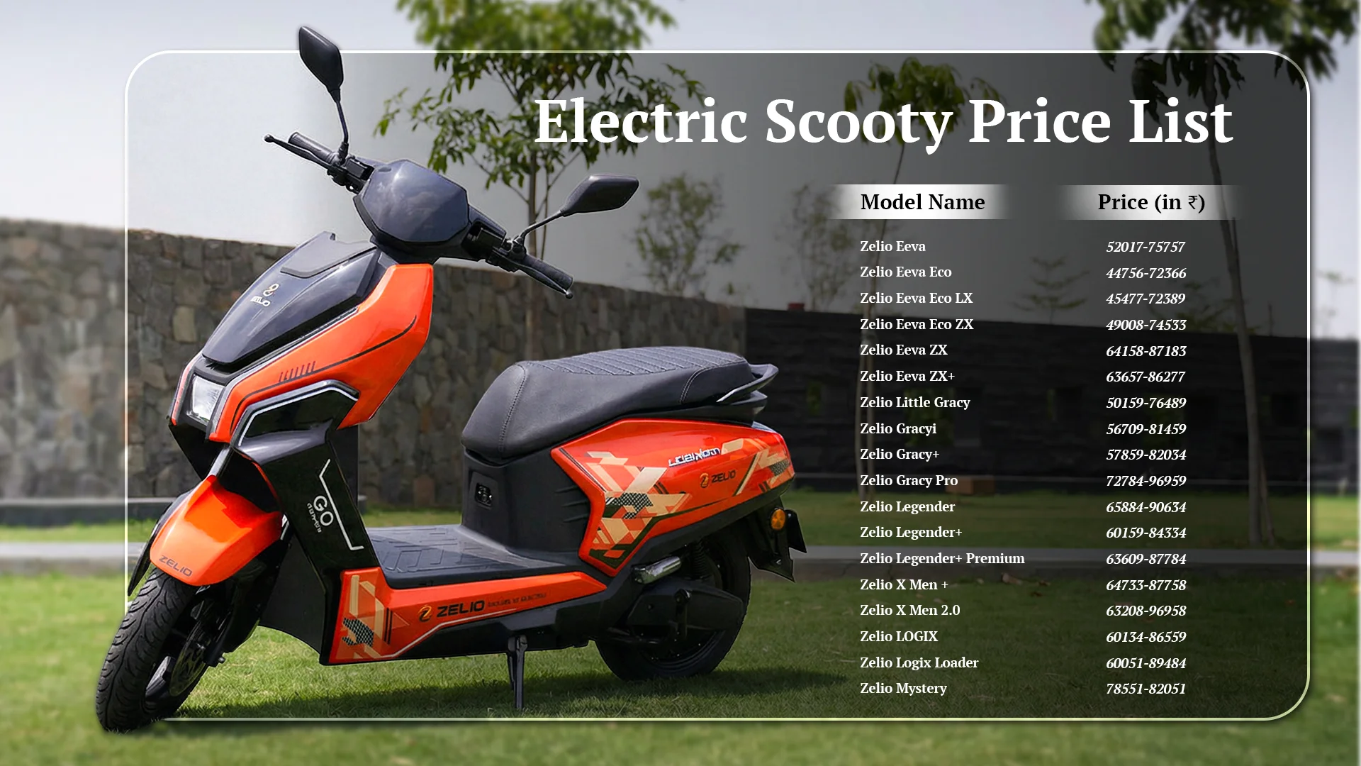 Battery Scooty Price List (updated 2026)