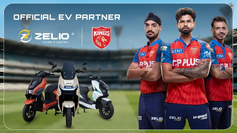 Zelio E Mobilty Became The Official EV Partner Of Punjab Kings